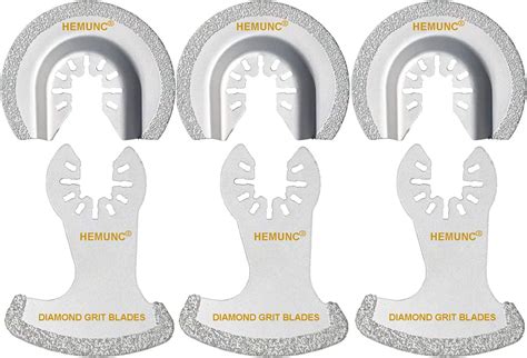 Hemunc Pcs Diamond Oscillating Tool Blades Multi Tool Mortar Cutting