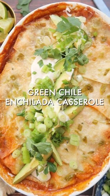 Green Chile Enchilada Casserole Recipe Vegan Casserole Recipes