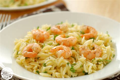 Lemon Pepper Shrimp Orzo A Kitchen Addiction