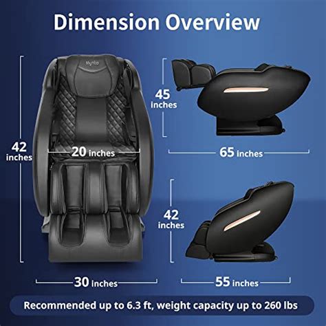 Mynta Massage Chair 3d Sl Track Full Body Massage Chair Recliner With