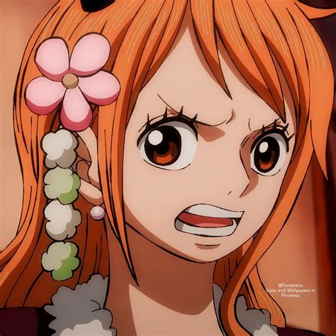 —𝐍𝐀𝐌𝐈 One Piece Nami Anime Cute Icons