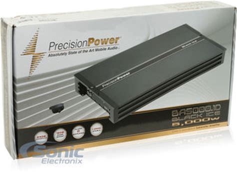 Precision Power Ppi Ba D W Black Ice Mono Class D Amplifier