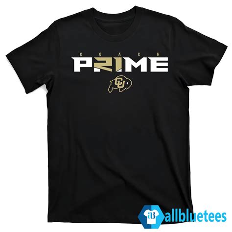 Colorado Coach Prime T-Shirt | Allbluetees.com