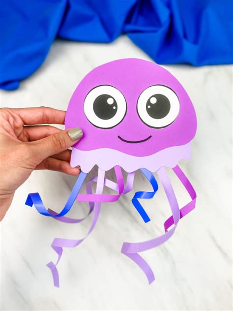 Easy Jellyfish Craft For Kids [Free Template]