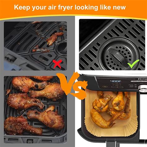 Air Fryer Disposable Paper Liner For Ninja Dual Non Stick Air Fryer