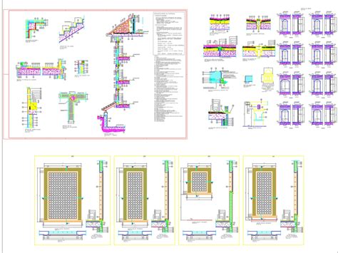 Detalhes Construtivos Em Autocad Baixar Cad 98349 Kb Bibliocad