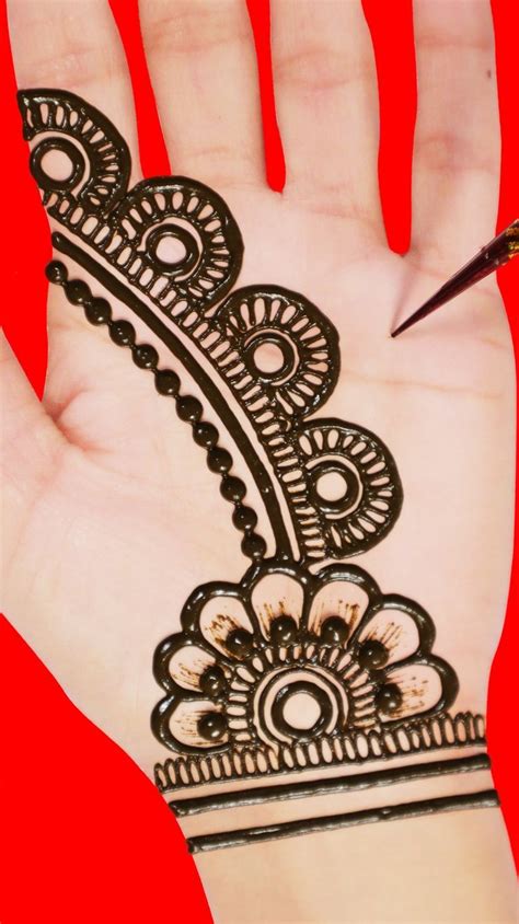 Easy Arabic Mehndi Design For Every Occasions Beginners Can Apply