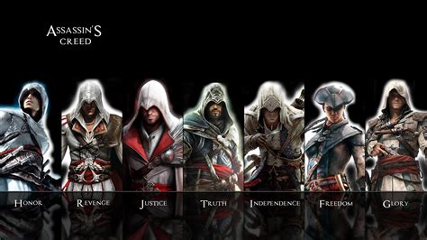 Assassins Creed Wallpaper Altair Ezio Connor