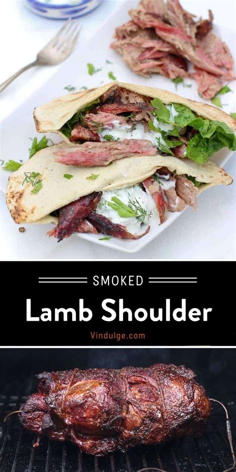 Smoked Lamb Shoulder Recipe Vindulge