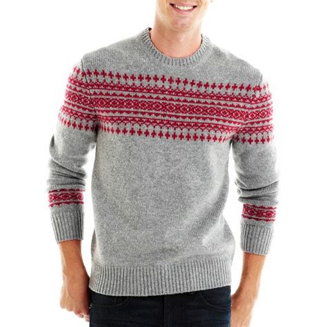 Jcpenney Jcp™ Fair Isle Sweater Jcpenney Sweaters Fair Isle Sweater