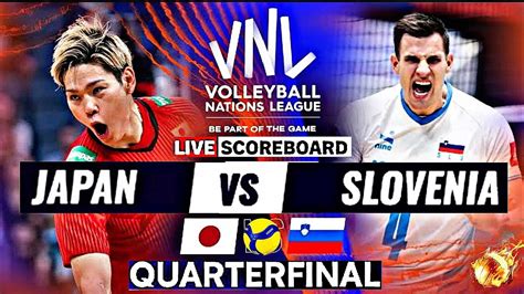 Japan Vs Slovenia Live Score Update Today Match Vnl Fivb Men S