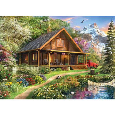 Mountain Retreat 1000 Piece Jigsaw Puzzle Spilsbury