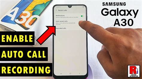 Enable Automatic Call Recording On Samsung Galaxy A30 YouTube