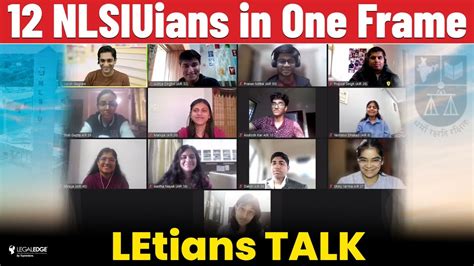 In Conversation With Nlsiu Students Clat Toppers Interview