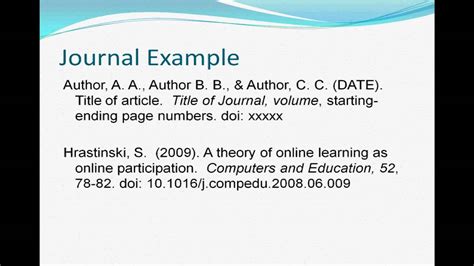 538 Apa Citations 6th Edition Examples