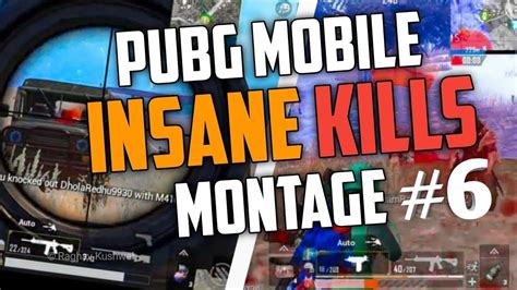 Kill Montage Pubg Mobile Highlights V All Insane Kill