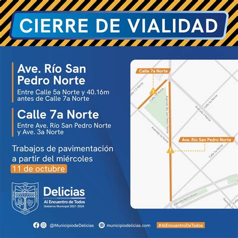 Anuncian Cierre De Vialidad En Delicias El C Rculo