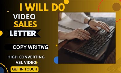 Perfectly Produce Your Vsl Video Sales Letter Script Writing By