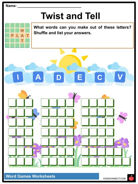 Word Games Facts, Worksheets, Types Of Games & History for Kids