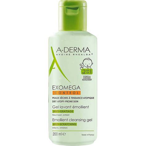 A Derma Exomega Control Gel Detergente Emolliente 2 In 1 200ml