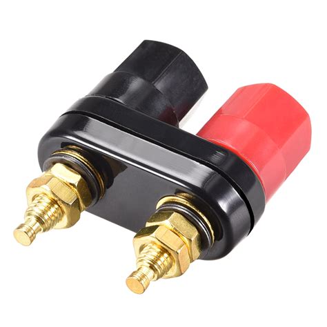 2pcs 3 5mm Banana Jack Dual Binding Post Gold Plated Female Socket