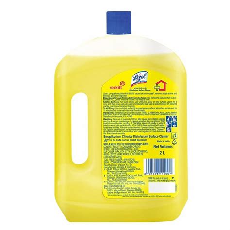 Lizol Litre Citrus Disinfectant Surface Floor Cleaner Liquid