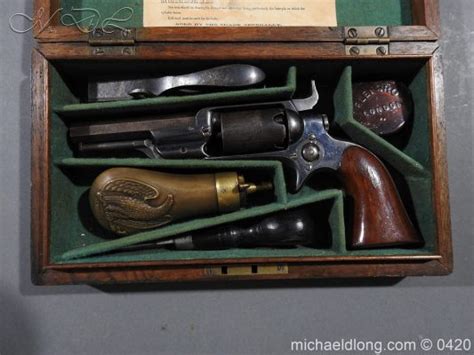 Colt Model 2 Cased Roots Revolver Michael D Long Ltd Antique Arms And Armour