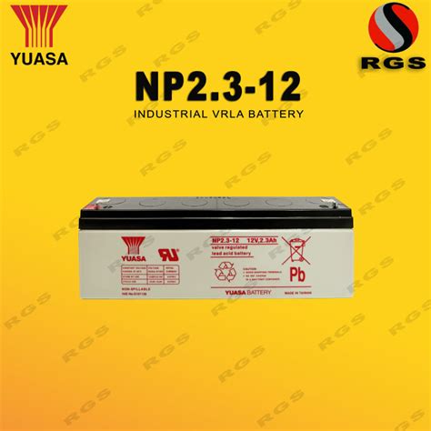 Yuasa NP2 3 12 VRLA Industrial Battery Lazada PH