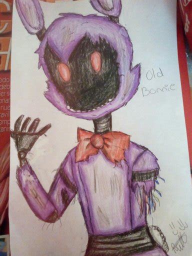 Dibujo de old bonnie FNaF Amino Español Amino