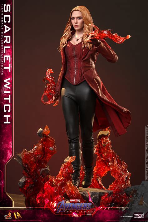 Unleash Some Chaos With Hot Toys New Scarlet Witch Endgame Figure