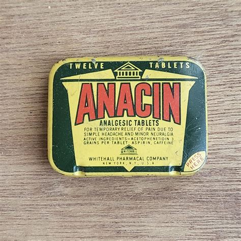 Anacin Antique Original Antique Collectibles Mercari