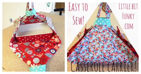 Simple Casserole Carrier Free Sewing Pattern