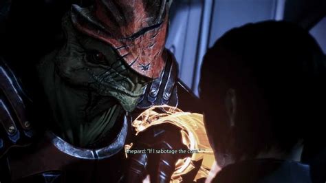 Mass Effect 3 Wrex Confrontation All Dialogue Youtube