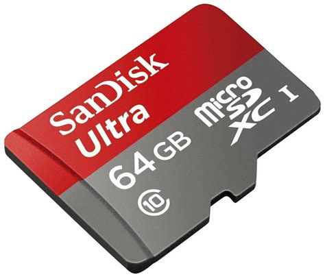 Карта памяти Sandisk Microsdxc 64 ГБ Class 10 Uhs I R 48 МБс адаптер на Sd — купить в