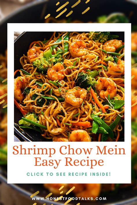 Make Shrimp Chow Mein Cantonese Style In Less Than Mins Recipe