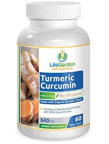 Turmeric Curcumin With Bioperine Contains Organic Turmeric Root And