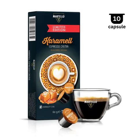 Aromakaffe Martello Cafe Karamell Espresso Crema Capsule