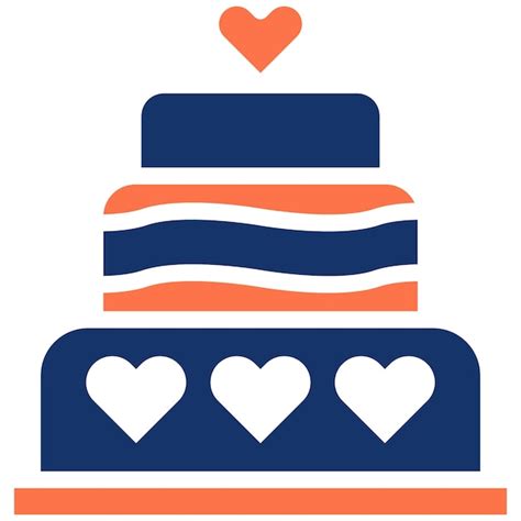 Premium Vector Wedding Cake Vector Illustration