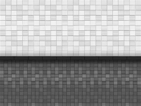 Premium Photo Black And White Small Mosaic Square Brick Tile Wall