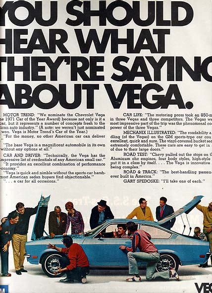 Chevy Vega Ads