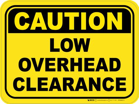 overhead clearance