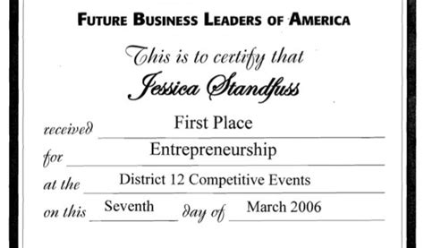 fbla job interview resume  references   resume fbla chapter