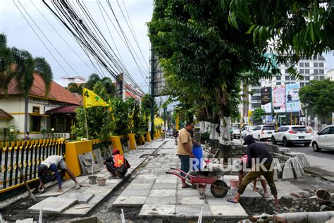 Revitalisasi Pedestrian Sudirman Yogyakarta Capai 80 Persen Republika