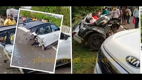 Kia Seltos Unbelievable Accident Splits Into Two On Chhindwara Nagpur