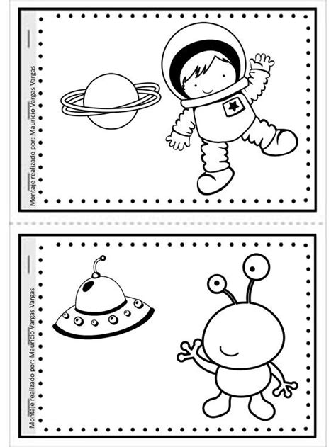 Pin De Amy Wynn En Trabajitos Para Imprimir Libros Para Colorear Tema Espacial Preescolar