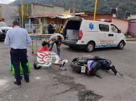 Motociclista Sale Lesionado Tras Ser Arrollado Por Unidad De Telmex En