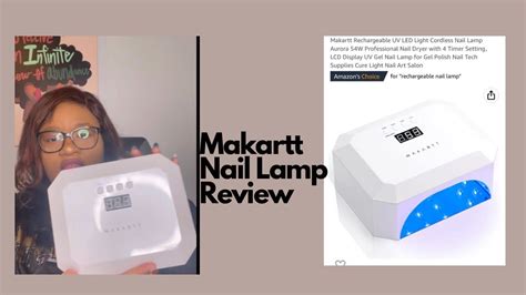 Makartt Rechargeable W Uv Lamp Review Beginner Friendly Youtube