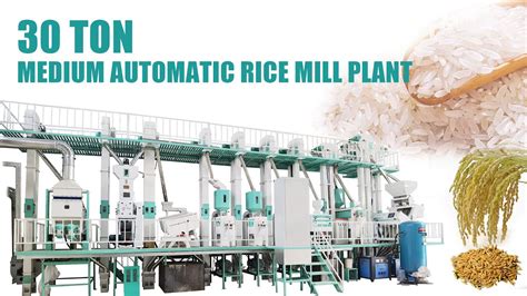 30 Ton Automatic Rice Mill Plant Fully Automatic Rice Mill YouTube