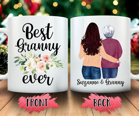 Custom Grandma Mug Grandma Best Granny Ever Mimi Mug Grandma Etsy In 2021 Grandma Mug