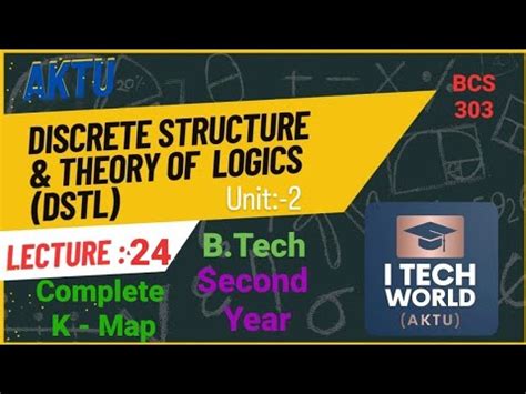 Discrete Structures Theory Of Logic DSTL Lec 24 BCS303 Unit 2